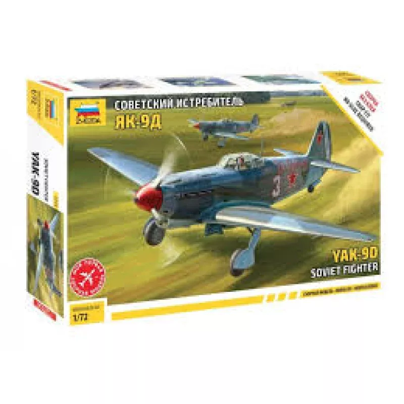 Zvezda-1/72 YAK-9D Soviet Fighter